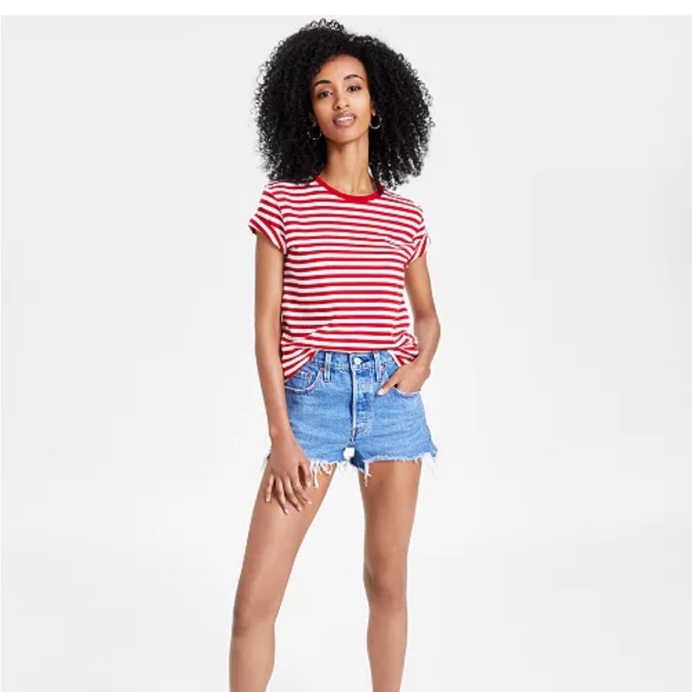 Levi’s 501 Medium wash denim shorts